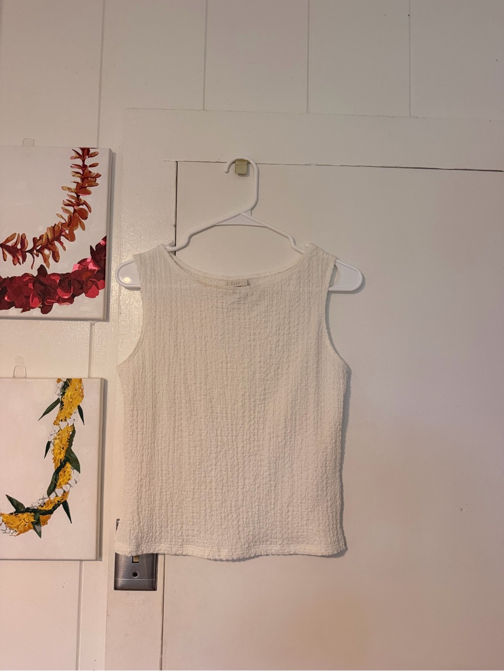 A New Day Boatneck Textured Tank Top